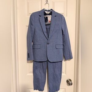 Boys Blue Blazer and Pants Set